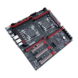 X99 8D4/2.5G Motherboard Dual CPU LGA2011-3 Socket Xeon E5 V3 V4 DDR4 ECC RAM - Picture 1 of 16