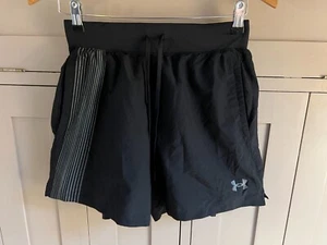 Under Armour Speedpocket Hombre Running/Fitness Pantalones Cortos en Negro/Gris - Pequeño - Imagen 1 de 9
