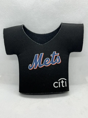 NEW Pete Alonso New York Mets Citi Field Bottle Can Koozie Black Jersey #20 Cover