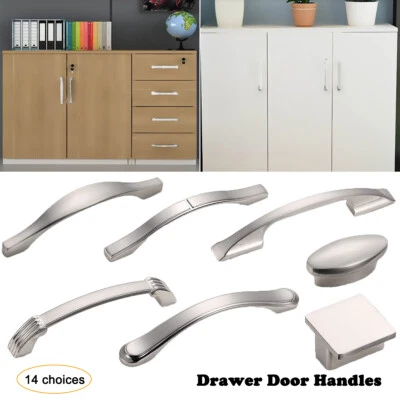 Möbelgriff Schubladengriff Schranktürgriff Ziergriff Edelstahl 38-155 mm lang - Bild 1 von 4