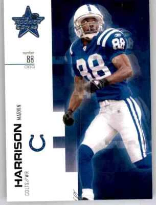 2007 Rookies & Stars Longevity Marvin Harrison NFL Base Card PWE Colts #82 - Image 1 of 2