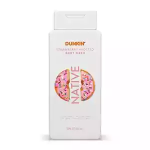 Native Dunkin Duschgel, sulfatfrei, Strawberry Frosted, 18 Oz. - Bild 1 von 5