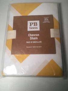 Pottery Barn Teen Chevron Standard Schein GELB NEU MIT ETIKETT! - Bild 1 von 4