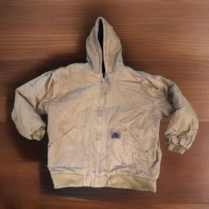 Cappotto giacca camionista vintage Old Mill Duck tela fattoria lavoro Carhartt XXL - Foto 1 di 12
