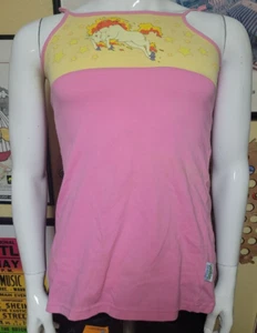 VTG Girls Pokemon 90s Y2K Baby Doll Youth M-L Sleeveless Shirt Dress Rapidash - Picture 1 of 5