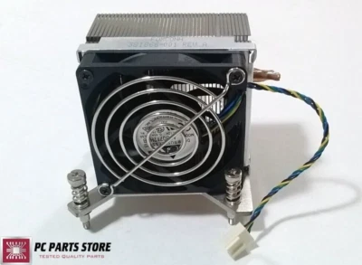 HP Compaq dc7600 dc7100 dc5100 SFF P4 CPU Heatsink Fan 4-Pin Foxconn 381866-001 - Image 1 of 4
