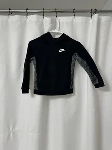 Kids/ Youth/ Boy's Black NIKE AIR Dri-Fit Hoodie Sweatshirt Size 7 - Picture 1 of 13