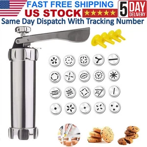 Cake Making Decorating Gun Kitchen Cookie Press Machine Biscuit Maker Tools Set - Picture 1 of 9