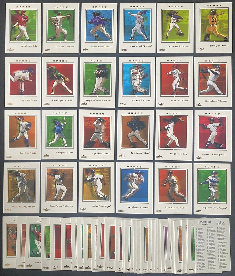 2003 Fleer Avant - Baseball Cards - Complete Your Set - You U Pick - Image 1 of 1
