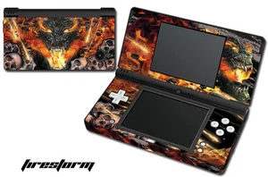 Envoltura de calcomanía de vincular para juegos Nintendo DSI pegatina portátil FIRESTORM - Imagen 1 de 1