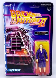 Back to the Future II Biff Tannen Reaktionsfigur 3,75 Zoll Super7 mit Almanach - Bild 1 von 10