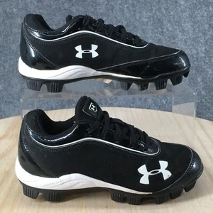 Under Armour Shoes Youth 1.5 Soccer Cleats Lace Up Sneakers 1229848-011 Black - Picture 1 of 16