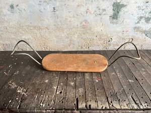 Antique Oak Barber Chair Child’s Seat Insert Riser Kids - Picture 1 of 7