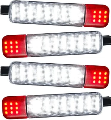 Luz LED de cortesía de puerta 4 piezas para Chevy Silverado Suburban Tahoe GMC Sierra Yukon Foto 1 de 4