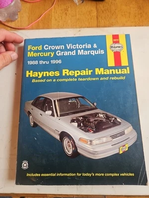 Ford Crown Victoria Mercury Grand Marquis 1988-1996 Haynes manual de reparación usado Foto 1 de 4