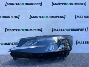 VW TRANSPORTER T7 OFF GRID 2024-ON LED HEADLIGHT LEFT SIDE UK SPEC SILVER TRIM - Picture 1 of 7