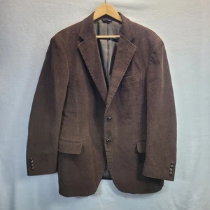 Dockers Cord Blazer Herren Gr. 44R Braun Zwei Knopf Sport Mantel Anzug Jacke - Bild 1 von 11