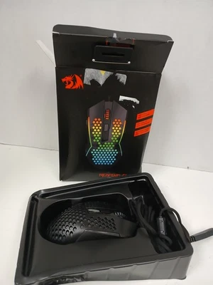 Redragon Reaping Elite Lightweight Wired Gaming Mouse, Black - Image 1 of 4