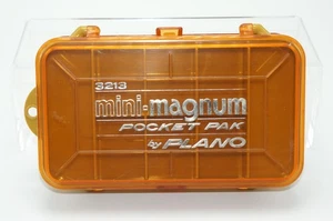 Plano 3213 Mini Magnum Pocket Pak Vintage 2-Sided Fishing Tackle Box - Picture 1 of 6