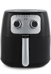 SALTER Freidora de Aire Caliente 4,2L Temporizador 1300W Antiadherente Negro - Imagen 1 de 8
