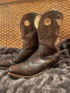 Ariat Heritage Roughstock Men’s 12D Brown Pro Performance Boots 10002227 - Picture 1 of 17