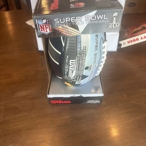 Wilson Super Bowl XLV Collectible Junior Football Ball 2011 New In Box In Texas - Picture 1 of 6