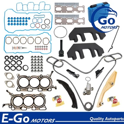 Timing Chain Kit Head Gasket Tool Fits Ford Edge Explorer Taurus Flex 213Cu 3.5L - Image 1 of 4