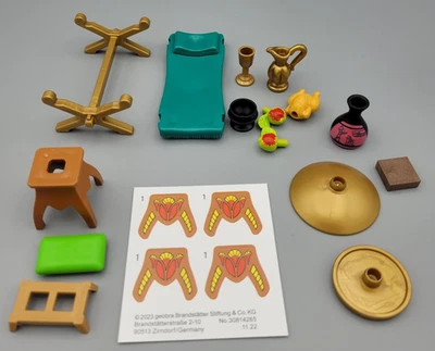 Playmobil History Zubehör: MÖBEL,GESCHIRR UND Essen - Ägypten - Deko - Rom - Bild 1 von 3