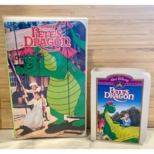 Pete's Dragon VHS + 1996 McDonald’s Toy Disney Lot - Picture 1 of 7