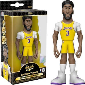 Funko Gold Anthony Davis LA Lakers NBA Mavericks Hornets NEW Minor Box Dings - Picture 1 of 13