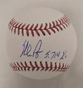 Nolan Ryan 5714 K's Signed Auto Official MLB Baseball PSA Authentic Rangers Mets - Picture 1 of 3