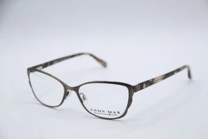 NEU LEON MAX ZYLOWARE 141 BRAUN SCHWARZ AUTHENTISCHE BRILLE 53-16 - Bild 1 von 4