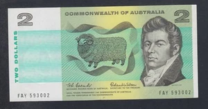 AUSTRALIA 2 DOLLARS ( 1966 ) FAY PICK # 38a UNC. - Picture 1 of 2