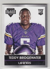 2014 Panini Black Friday Rookie Portraits Thick Stock #3 Teddy Bridgewater FB