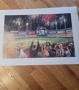 2010 Pat Coffman Huss signiertes Poster Chicago White Sox limitierte Auflage - Bild 1 von 5