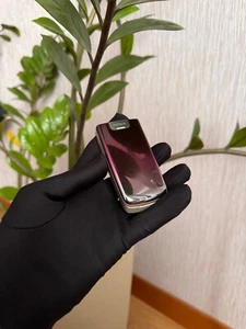 RARE! Nokia 6600f-1 FOLD purple RM-325 cellular phone Made in HUNGARY - Zdjęcie 1 z 11