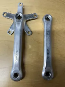Vintage Shimano Crank Arms FC-6206, 175mm 74/110 BCD, Deer Head MTB Touring - Picture 1 of 16