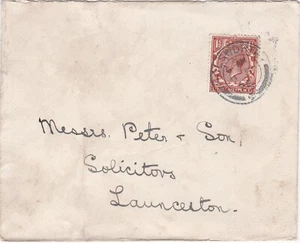 1922 cover sent from Holsworthy to Lanceston - Picture 1 of 2