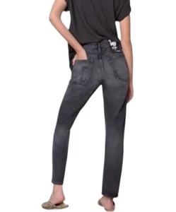 Sandrine Rose X Free People Crop Jeans In Destroyed Rain Distressed 28 - Picture 1 of 9