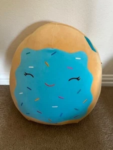 Squishmallow KellyToy Erissa Blue Frosted Toaster Pastry 16" Plush Toy No tags - Picture 1 of 1