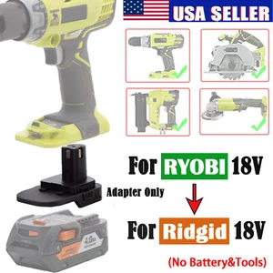 1x Adapter Converter For Ridgid 18V AEG Battery to For Ryobi 18V Cordless Tools - Picture 1 of 13