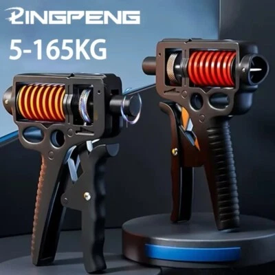 Allenatore avambraccio, 5-165 kg, impugnatura regolabile, compatto, robusto, allenatore manuale - Immagine 1 di 4