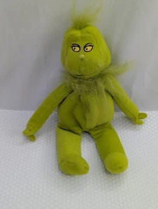 Peluche de Navidad Dr. Seuss Grinch 9 pulgadas 1998 Universal Studio - Imagen 1 de 7