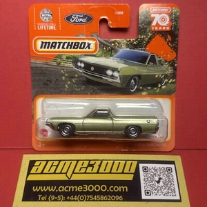 2022 Matchbox Lesney Superfast - 1970 FORD RANCHERO - Green 17/100 Short Card - Picture 1 of 2