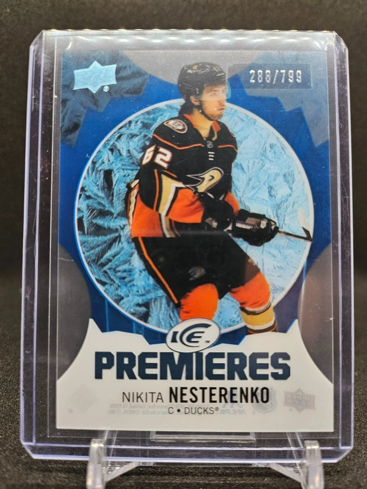 Nikita Nesterenko 2023-24 UD ICE Premieres /799 #223 Anaheim Ducks - Image 1 of 2