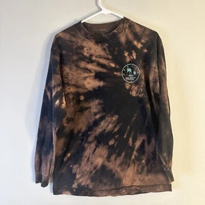 Reef Mens Blues/Insignia Blue Size Medium Long Sleeve Graphic T-Shirt Tie Dye - Picture 1 of 8