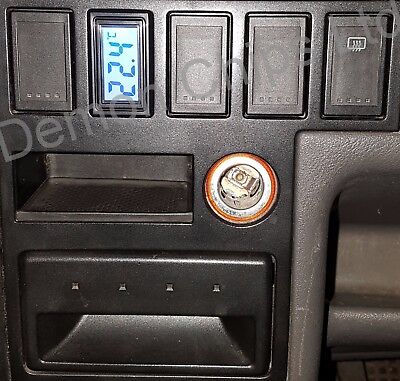 VW T4 Transporter Dashboard Dash Blank Button Switch Cover Digital Thermometer • 9.95£