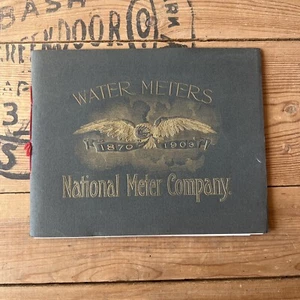 1903 National Meter Co Water Catalog New York NY 42 Pages Industrial Supply - Picture 1 of 9