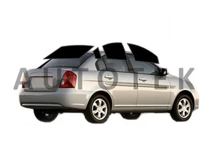 PreCut All Sides Window Film Any Tint Shade % For Hyundai Accent Sedan 2006-2011 - Picture 1 of 11