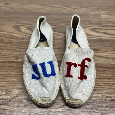 Cuisse de Grenouille X Soludos Surf Espradrille Pisos Talla 10 EU 40.5 Foto 1 de 4